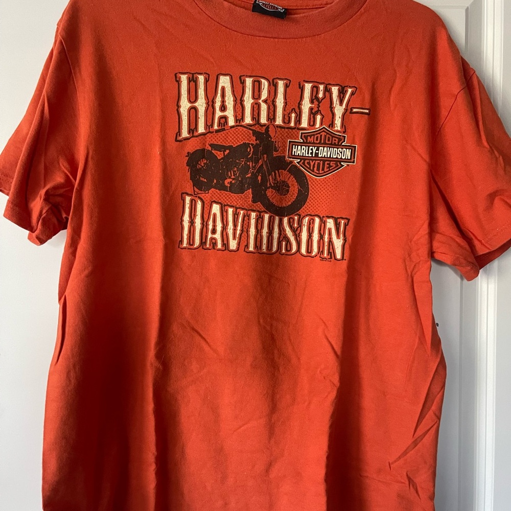 Harley-Davidson Bold Orange Graphic Tee